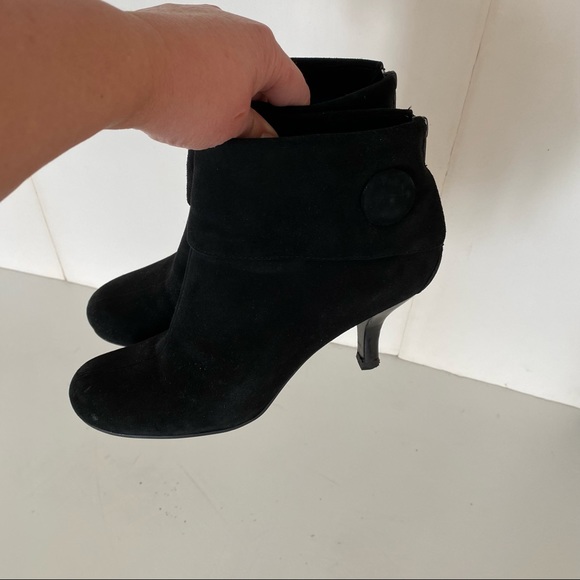 Franco Sarto Suede Ankle Booties - Picture 4 of 13